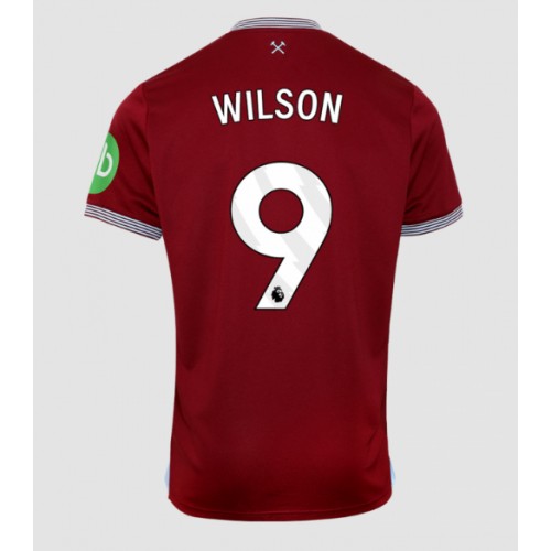 Stroje piłkarskie West Ham United Callum Wilson #9 Koszulka Podstawowej 2025-26 Krótki Rękaw